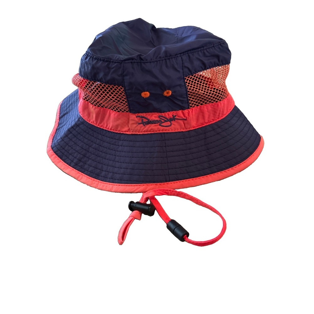 Panama Jack Bucket Hat Kids Size 4-6X Purple Pink Sun Hat Vented